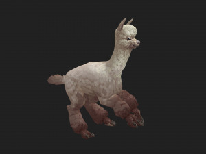 Alpaca 3D 모델
