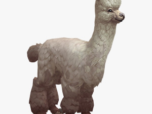 Alpaca 3D 모델