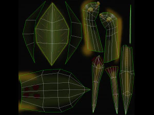 Animated Mantis 3D Model
