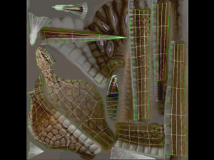 Animated cobra snake 3D Модель