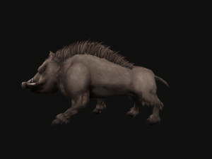 Animated boar 3D 模型