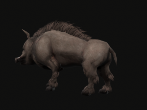Animated boar 3D 模型