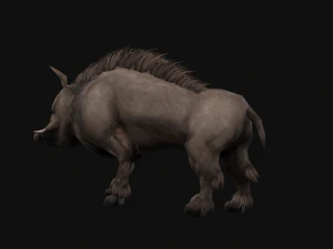 Animated boar 3D Model