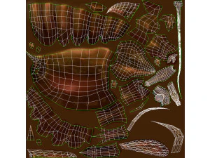 Animated crayfish 3D Model