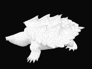 Alligator Snapping Turtle 3D Модель