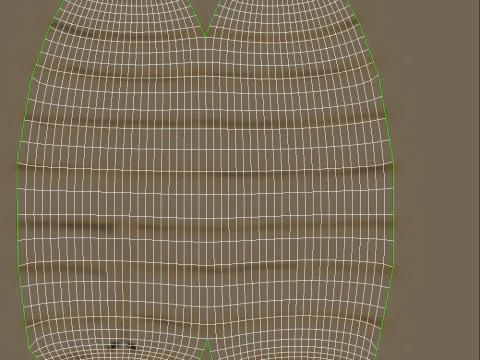Animated maggot 3D Model