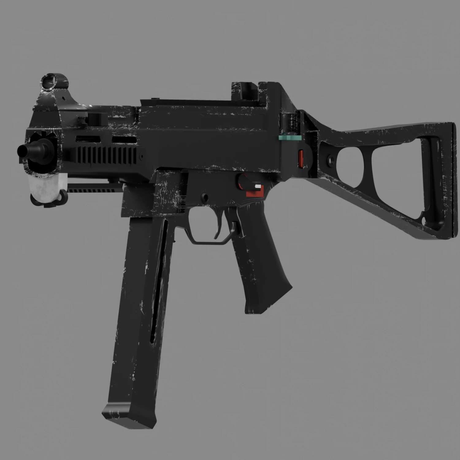 Ump45 3D Model .c4d .max .obj .3ds .fbx .stl .blend 