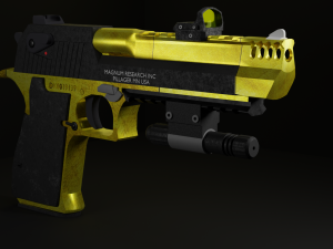 Desert eagle magnum research 3D 模型