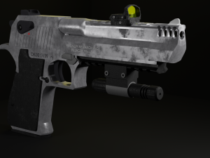Desert eagle magnum research 3D 模型