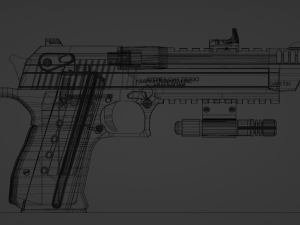 Desert eagle magnum research 3D 模型
