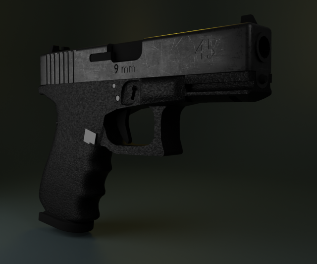 Glock 19 Modello 3D .c4d .max .obj .3ds .fbx .stl .blend 