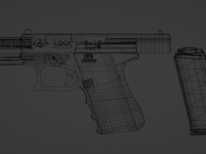 Glock 19 Modello 3D