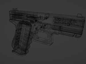 Glock 19 Modello 3D