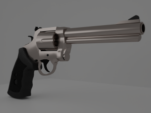 Revolver magnum 44 smith wesson 3D Model