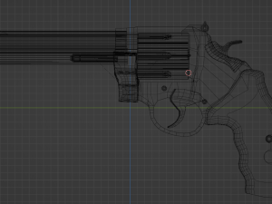 Revolver magnum 44 smith wesson 3D 모델