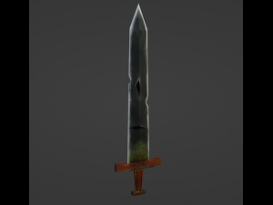 Game assets sword 3D 모델
