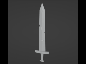 Game assets sword 3D 모델