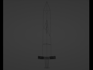 Game assets sword 3D 모델