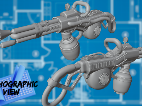 Flamethrower 3D Asset 3D 모델