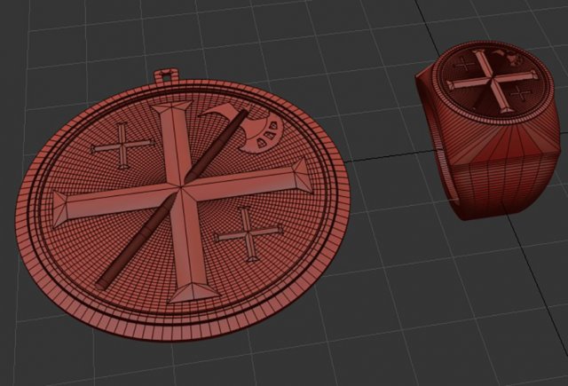 Ring 3D प्रिंट मॉडल .c4d .max .obj .3ds .fbx .stl .blend