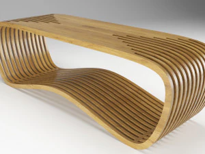 आधुनिक टेबल 3D मॉडल