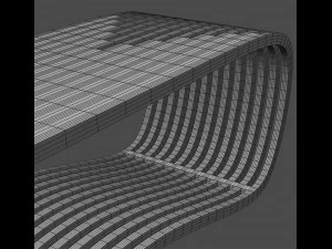 Modern table 3D Model