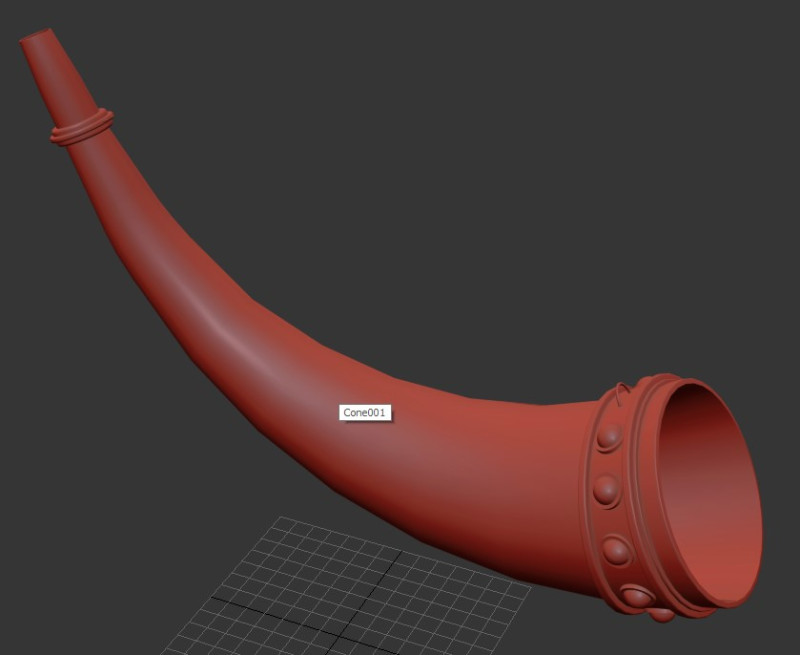 The Lion Horn of Stormwind Modèles 3D en vedette .c4d .max .obj .3ds .fbx .stl .blend 