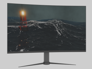 Monitor Modelo 3D