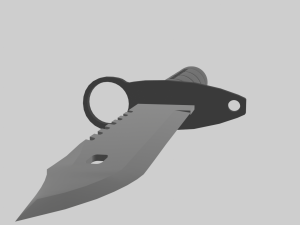 Knife m9 bayonet Modelo 3D