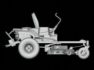 Lawn mower Craftsman Z560 3D Модель