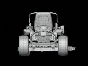 Lawn mower Craftsman Z560 3D Модель