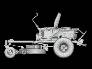 Lawn mower Craftsman Z560 3D Модель