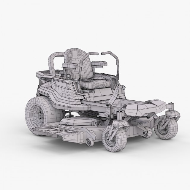 Lawn mower Ariens IKON XD 60 3D Model in Machines 3DExport