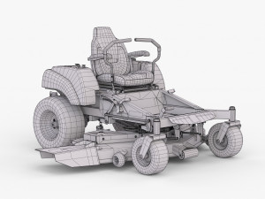 Lawn mower Husqvarna MZ54 3D Model