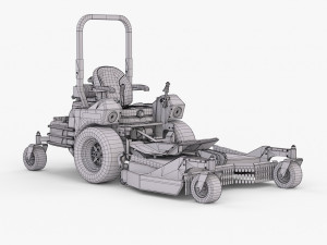 Lawn mower Swisher Big Mow 3D मॉडल