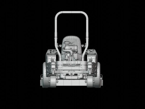Lawn mower Swisher Big Mow 3D मॉडल