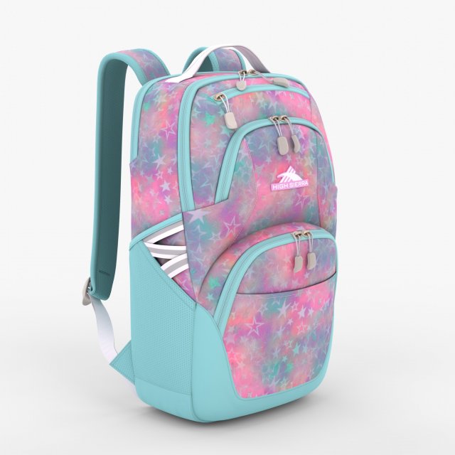 Backpack High Sierra Swoop SG Foil Stars Modelo 3D .c4d .max .obj .3ds .fbx .stl .blend 