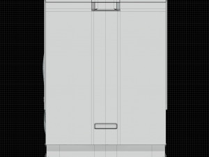 Dishwasher KitchenAid KDFE304DWH 3D Model
