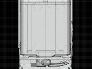 Dishwasher KitchenAid KDFE304DWH 3D Model