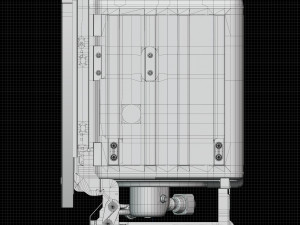 Dishwasher KitchenAid KDFE304DWH 3D Model