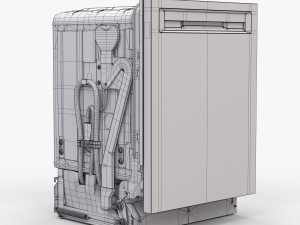 Dishwasher KitchenAid KDPE234GPS 3D Model