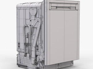 Dishwasher KitchenAid KDPE234GPS 3D Model