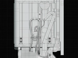 Dishwasher KitchenAid KDPE234GPS 3D Model