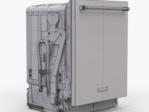 Dishwasher KitchenAid KDTM354EBS 3D Model