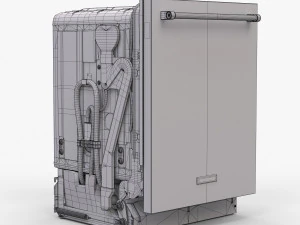 Dishwasher KitchenAid KDTM354EBS 3D Model