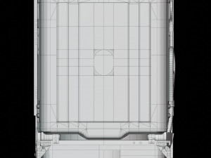 Dishwasher KitchenAid KDTM354EBS 3D Model