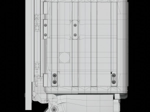 Dishwasher KitchenAid KDTM354EBS 3D Model