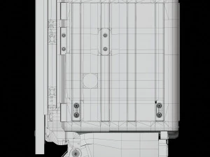 Dishwasher KitchenAid KDTM354EBS 3D Model