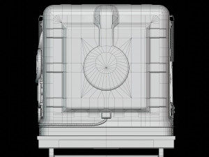Dishwasher KitchenAid KDTM354EBS 3D Model