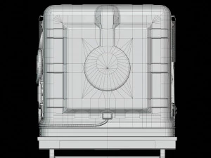 Dishwasher KitchenAid KDTM354EBS 3D Model